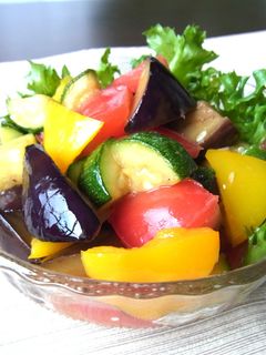簡単!夏野菜とトマトのマリネ-レシピのメイン写真