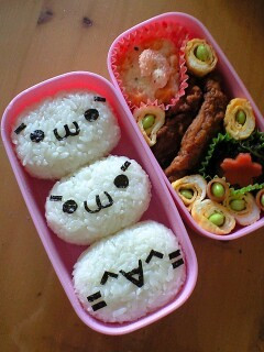 キャラ弁★顔文字おにぎり★ショボ~ン-レシピのメイン写真