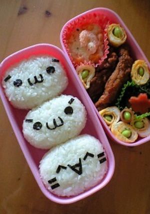 キャラ弁★顔文字おにぎり★ショボ～ン-レシピのメイン写真
