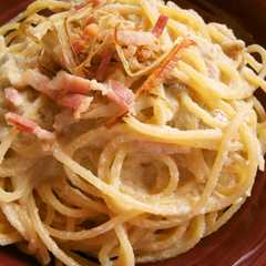 A picture of ヘルシー★ごぼうのクリームスパゲティ.