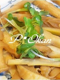 タケノコとチクワの炒め物-レシピのメイン写真