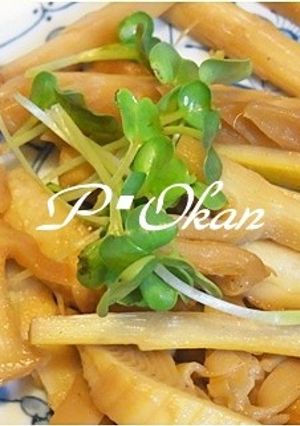 タケノコとチクワの炒め物-レシピのメイン写真