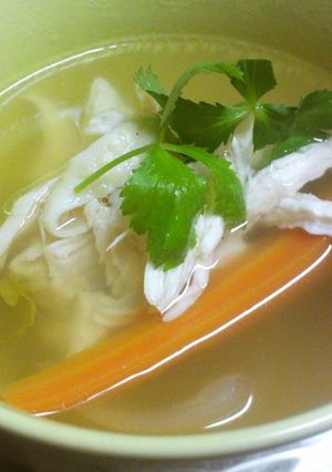 鶏むね肉の旨味たっぷりスープ♪-レシピのメイン写真
