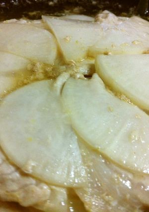 タジン鍋で！だいこんと豚肉のかさね煮-レシピのメイン写真