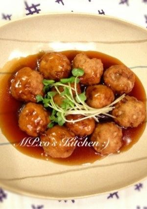 ダイエット*豆腐団子の甘酢あんかけ-レシピのメイン写真