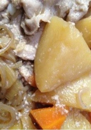 簡単☆フライパンで肉じゃが-レシピのメイン写真