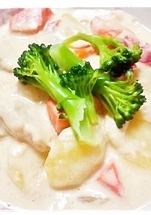豆乳チーズクリームシチュー-レシピのメイン写真