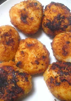 味噌香る♪味噌焼きおにぎり-レシピのメイン写真