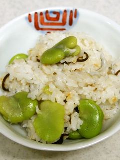 そら豆とジャコの混ぜご飯-レシピのメイン写真