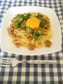 納豆パスタ(^O^)-レシピのメイン写真