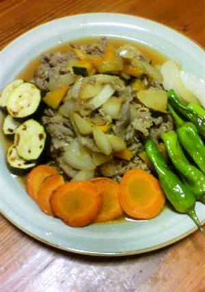 野菜を食べよう☆フライパンでラムの焼肉-レシピのメイン写真