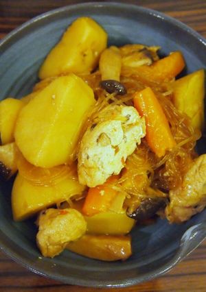 圧力鍋で時短！がんもじゃがオイスター煮-レシピのメイン写真