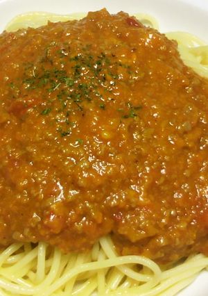 シンプル 簡単 ミートソースパスタ♪-レシピのメイン写真