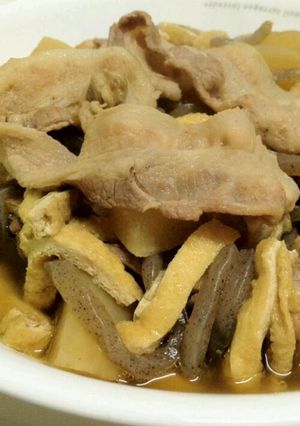 圧力鍋で☆大根と豚バラのピリ辛煮物-レシピのメイン写真