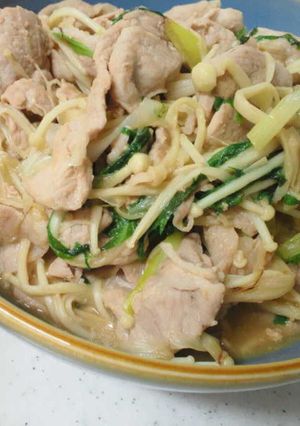 ☆大葉＆豚肉の炒め☆　大葉消費にも～♪-レシピのメイン写真