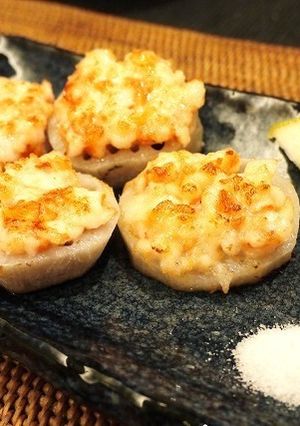 超簡単★海老のせレンコン焼き-レシピのメイン写真