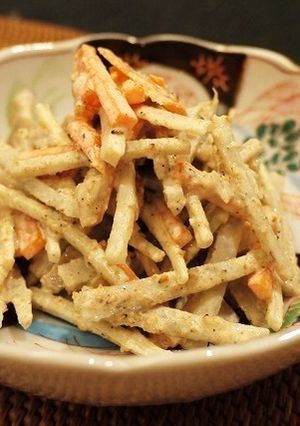 超簡単★クリーミーごぼうサラダ　-レシピのメイン写真