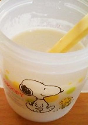 後期～の離乳食*バナナミルクスムージー-レシピのメイン写真
