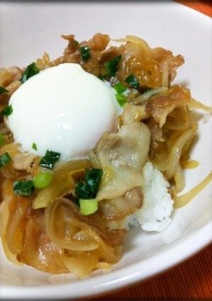 簡単豚バラ丼-レシピのメイン写真