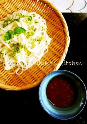 醤油麹deトマトの爽やか酸味のつけ麺つゆ-レシピのメイン写真