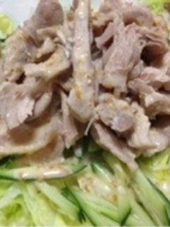 簡単*鶏の胸肉でバンバンジー-レシピのメイン写真
