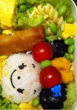 野菜たっぷりキャラ弁当-レシピのメイン写真