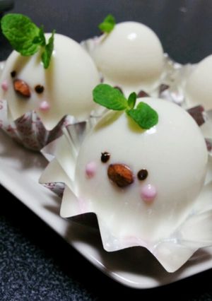 ひよこちゃん牛乳寒天-レシピのメイン写真