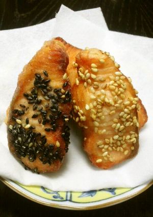 意外といける!?鮭のゴマ香る竜田揚げ-レシピのメイン写真