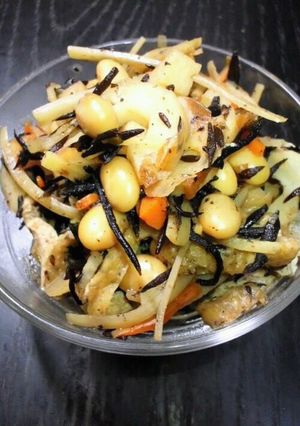 たまには和な1品 ひじきと大豆の煮物-レシピのメイン写真