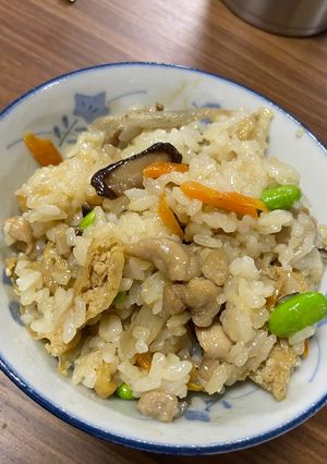 【切り餅で】混ぜ込み鶏ごぼうおこわ-レシピのメイン写真