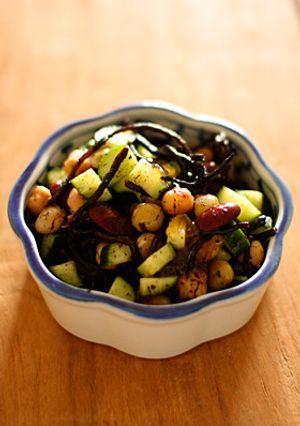 【簡単副菜】ひじきと豆缶のぽんジュレ和え-レシピのメイン写真