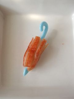 カニカマでワンポイント傘ピック-レシピのメイン写真