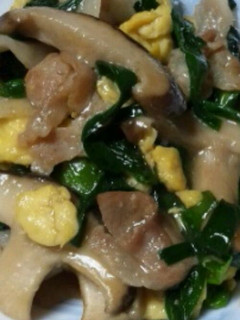 簡単!栄養たっぷり豚入りニラ玉-レシピのメイン写真