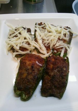 ピーマンの肉詰めチーズのせ☆-レシピのメイン写真