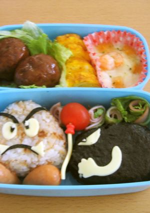 ♪キャラ弁♪クリボー&キラー(マリオ)-レシピのメイン写真