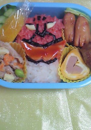 ゴーバスターズ☆レッド(キャラ弁)-レシピのメイン写真