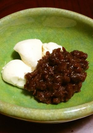 豆腐と♡小豆は♡いとこ!?なのかな...-レシピのメイン写真