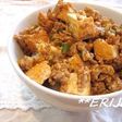 厚揚げと豚ひき肉のケチャップ丼~♪♪