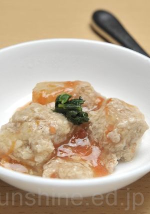【離乳食 後期】ミートボールのトマト煮-レシピのメイン写真