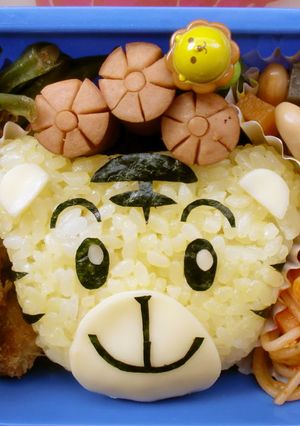 キャラ弁♪なるべく簡単に☆しまじろう♪-レシピのメイン写真