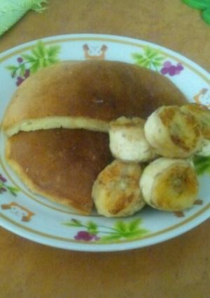 HMなし☆一人分ふわふわパンケーキ-レシピのメイン写真