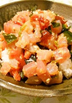 アヒポキ丼-レシピのメイン写真