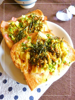 じゃが芋×ベーコン×梅の和カレートースト-レシピのメイン写真