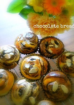 チョコマーブルパン-レシピのメイン写真