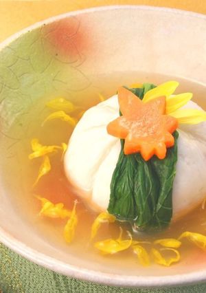 鯛しんじょの菊花あんかけ-レシピのメイン写真