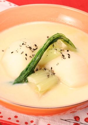 かぶの豆乳すうぷ-レシピのメイン写真
