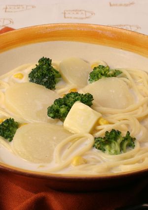 北国のスープパスタ-レシピのメイン写真