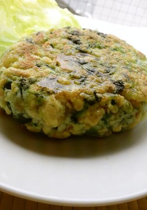 ♦もちふわ♬海鮮豆腐ハンバーグ-レシピのメイン写真