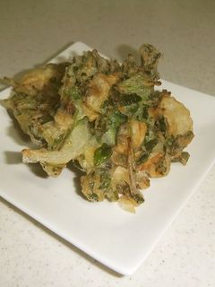 豆苗とあさりのかき揚げ-レシピのメイン写真