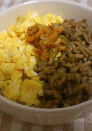 豚そぼろの二色丼-レシピのメイン写真